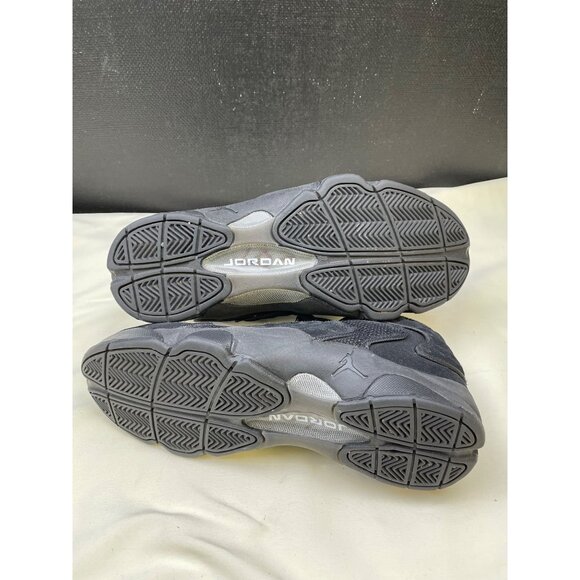 Jordan Womens Black Metallic Gold Sneakers Shoes Size 10 SKU 6810 - Picture 8 of 9